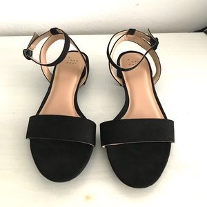 SOLD ~Black Sandals-  size 7.5